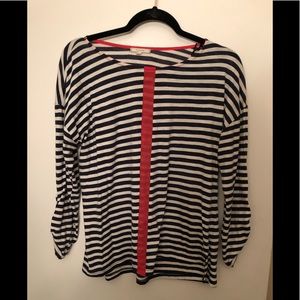 Striped 3/4 sleeve top